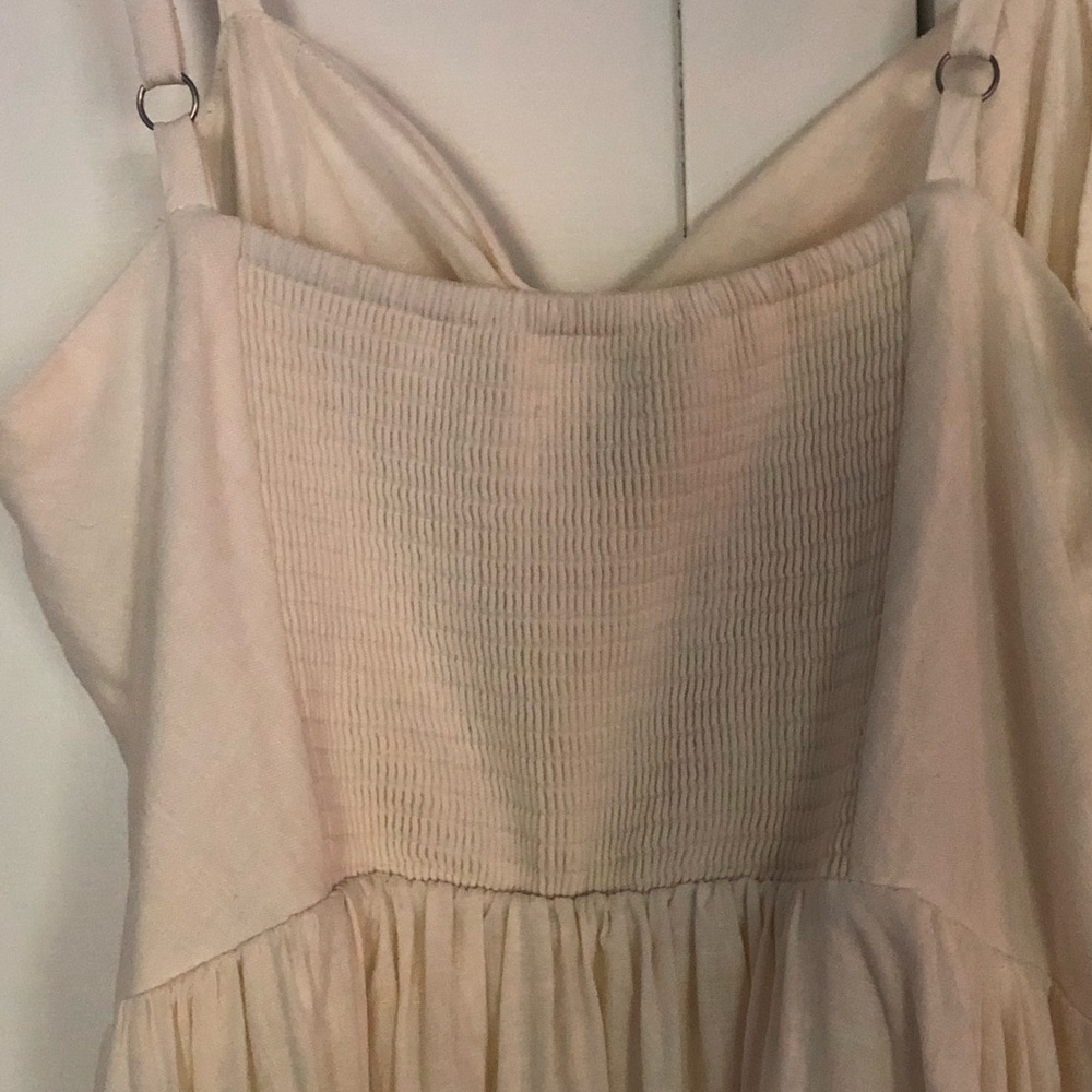 Urban Outfitters Emília White Linen Button Dress - Picture 6 of 10